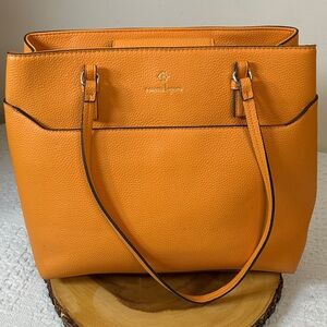 Nanette Lepore Daria Orange Tote Handbag